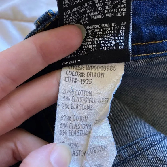 3x1 Scarlett Cropped Slim High Rise Dillon Women's Jeans Size 27 Dark Wash - Picture 11 of 11